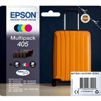 Epson 405 DURABrite Ultra Ink 4-Pack CMYK - Genuine OEM Epson 405 DURABrite Ultra Ink 4-Pack CMYK - Genuine OEM